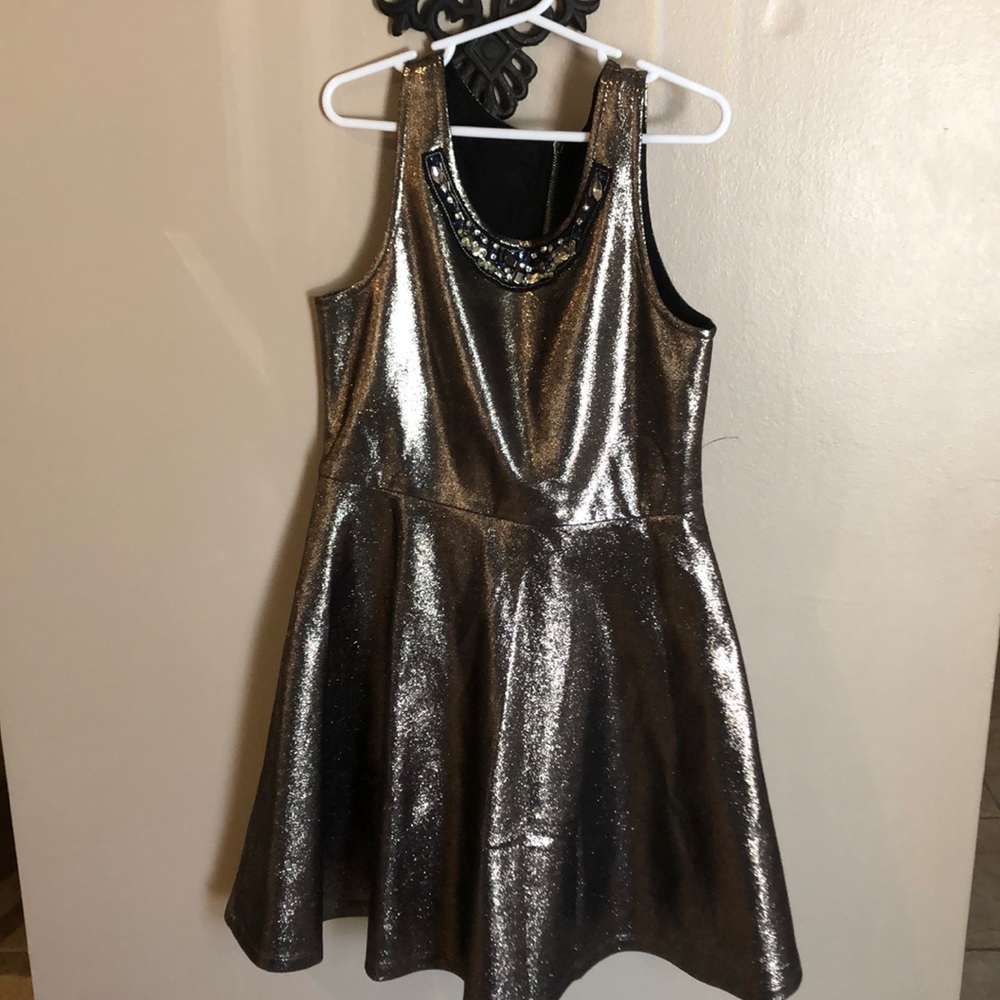Gold shiny Dress